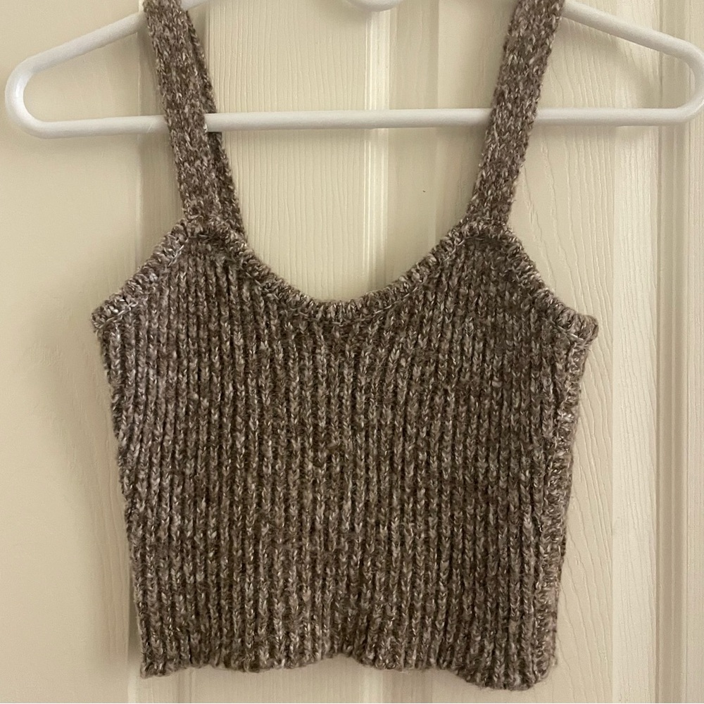 FREE PEOPLE KNIT TANK SWEETHEART NECKLINE